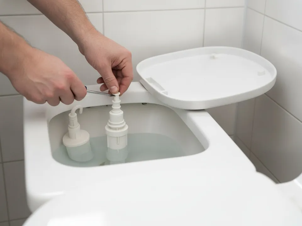 Réglage du mécanisme d’une chasse d’eau